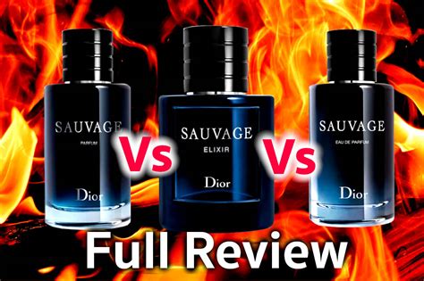 dior sauvage parfum vs eau de parfum difference|dior sauvage price comparison.